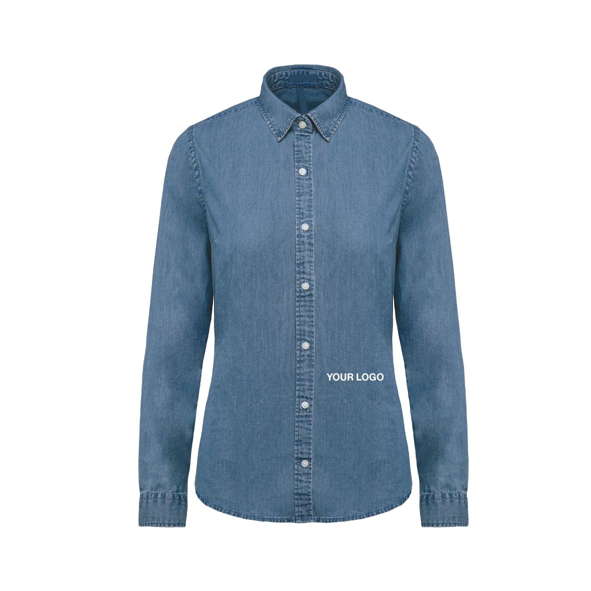 CAMICIA DENIM DONNA PERSONALIZZATA