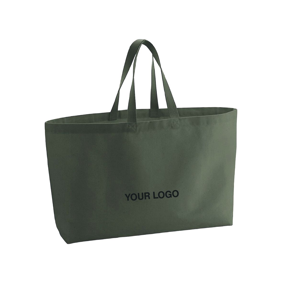 SHOPPER MAXI TOTE BAG IN COTONE PREMIUM PERSONALIZZATA