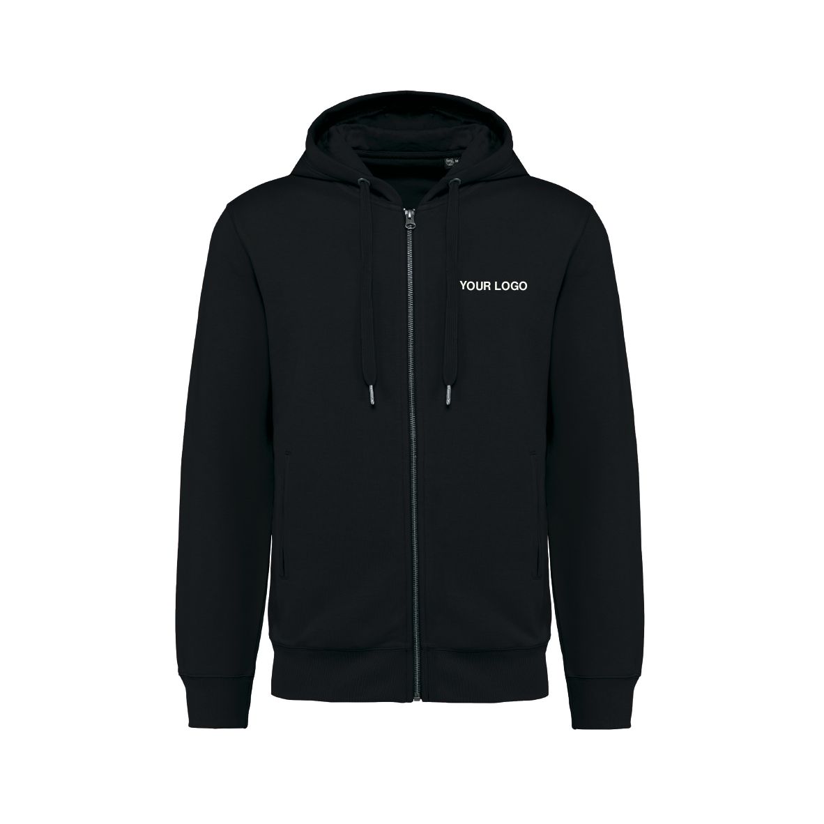 FELPA CON ZIP E CAPPUCCIO PERSONALIZZATA