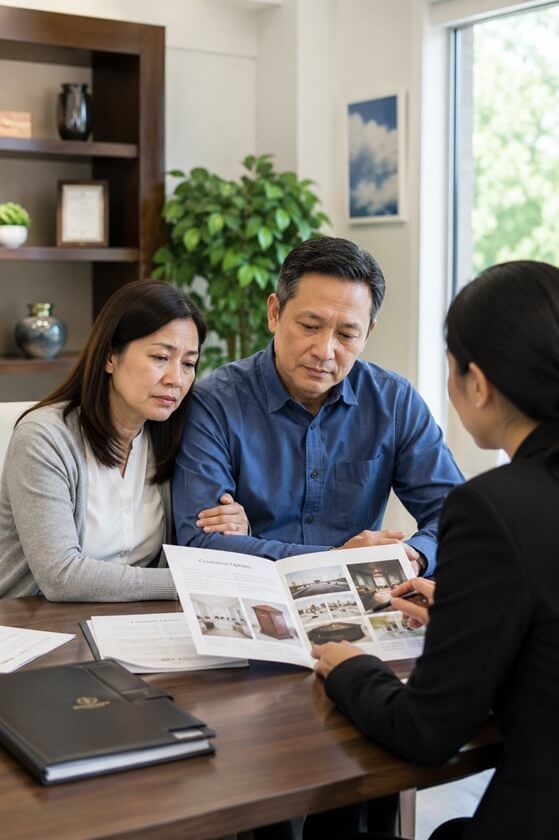 a family consultation for cremation options in Wauwatosa, WI