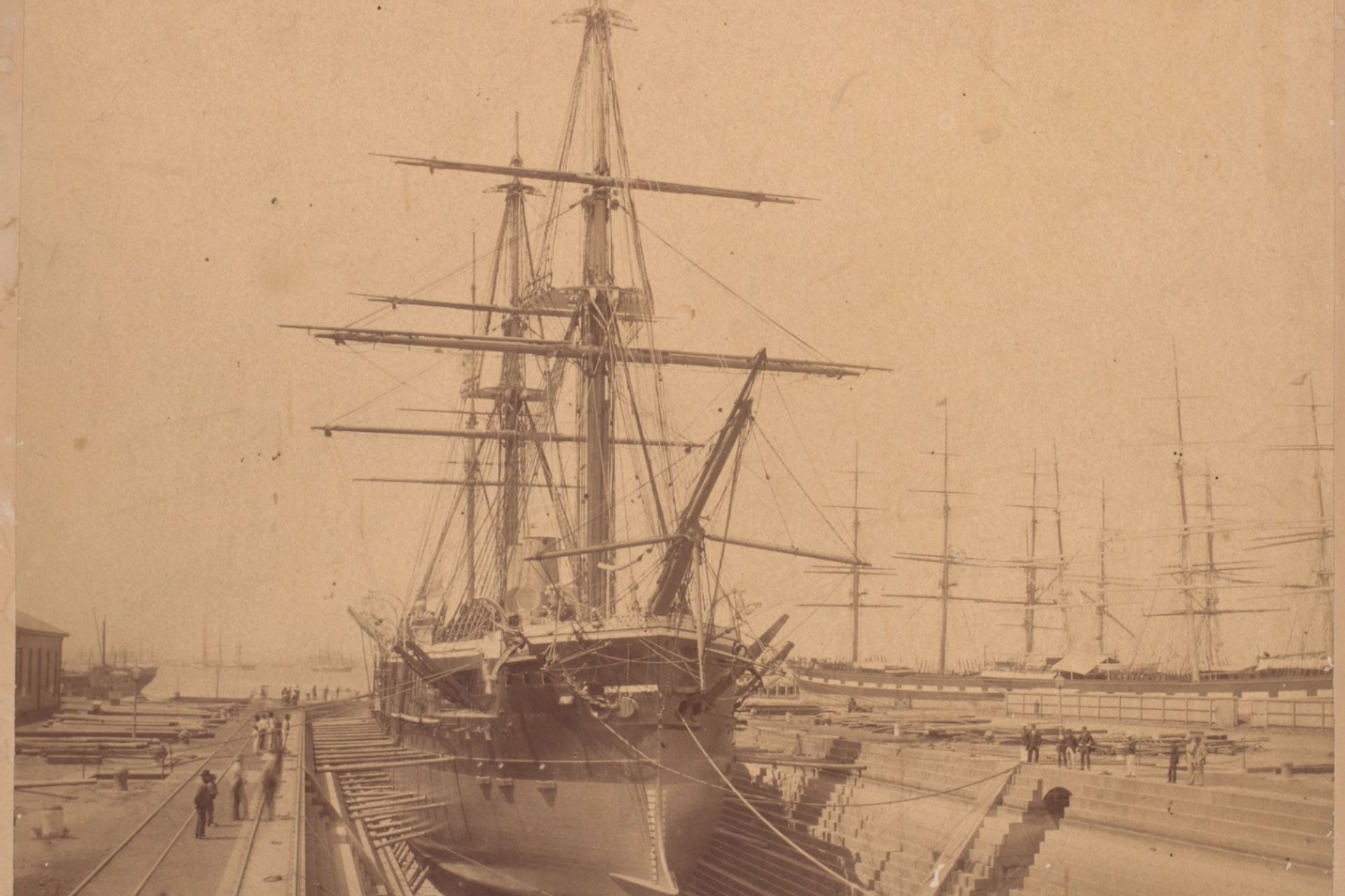 Alfred Graving Dock Williamstown 1882