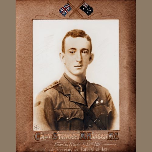 WWI Signature Quilt Stories - Captian Stewart Hansen