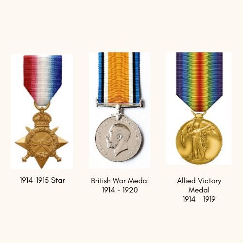 WWI Signature Quilt Stories, War Medals