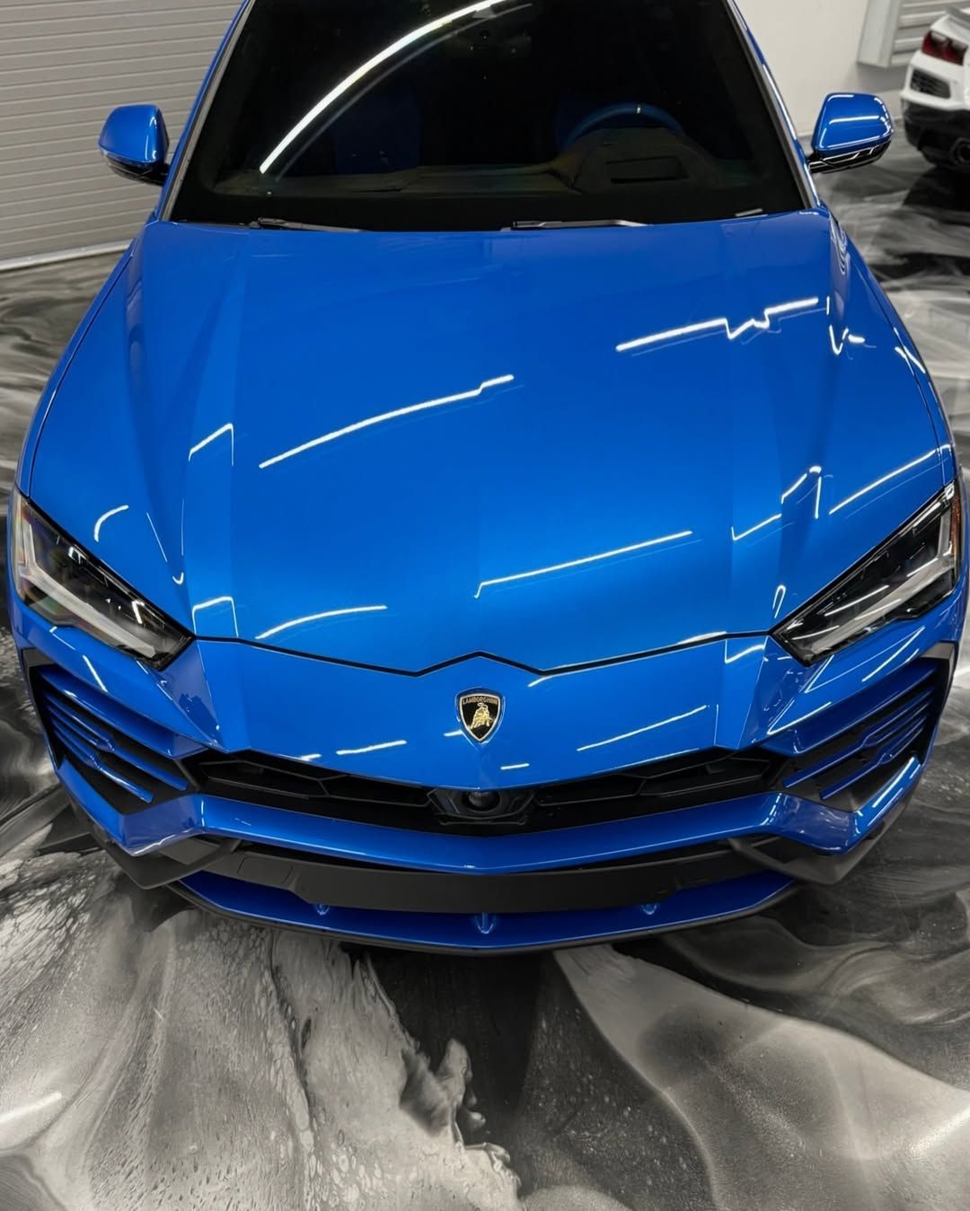 Blue car