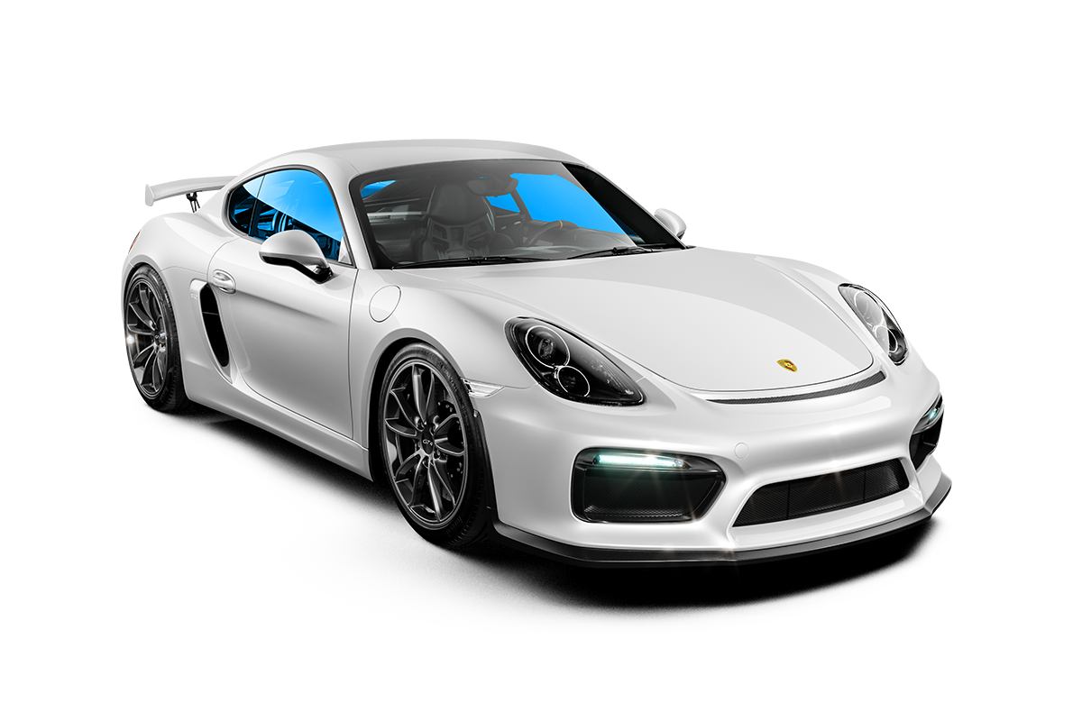 A white tesla model s is shown on a white background.