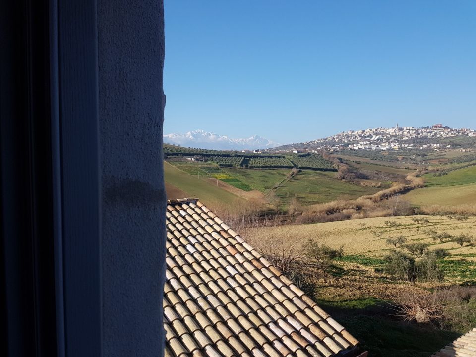 b&b room with country view