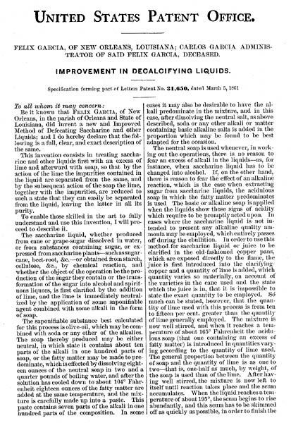 Felix Garcia Patent