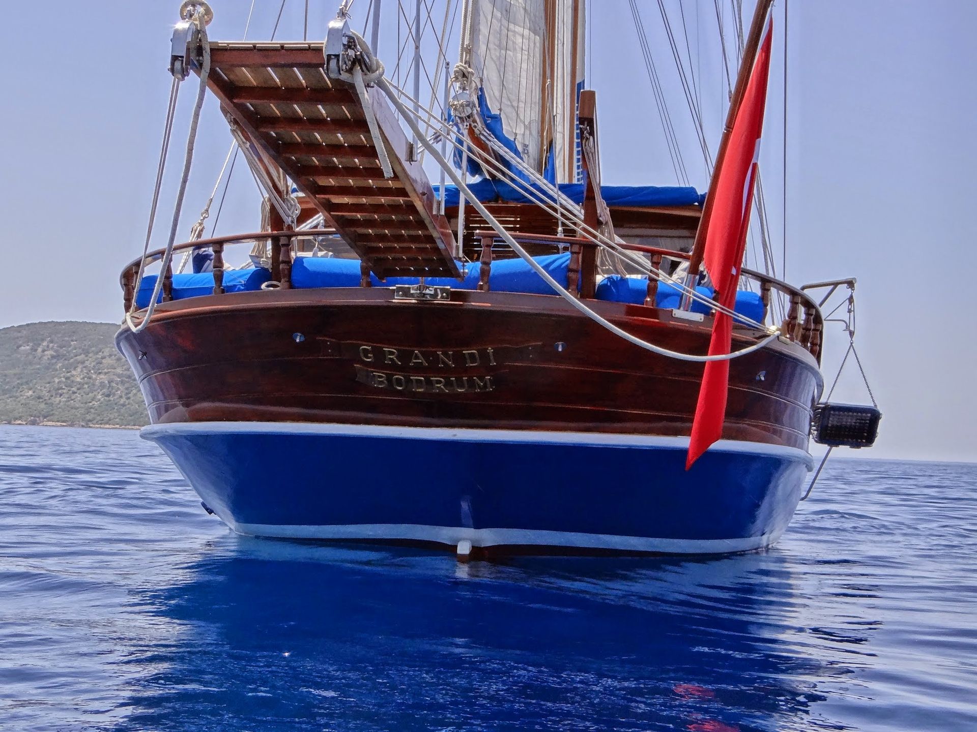 These gulets are not small boats!