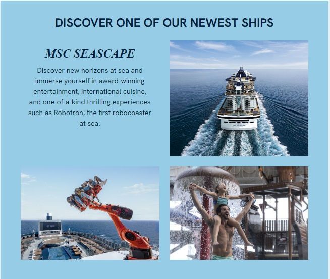 MSC Seascape from Galveston, TX