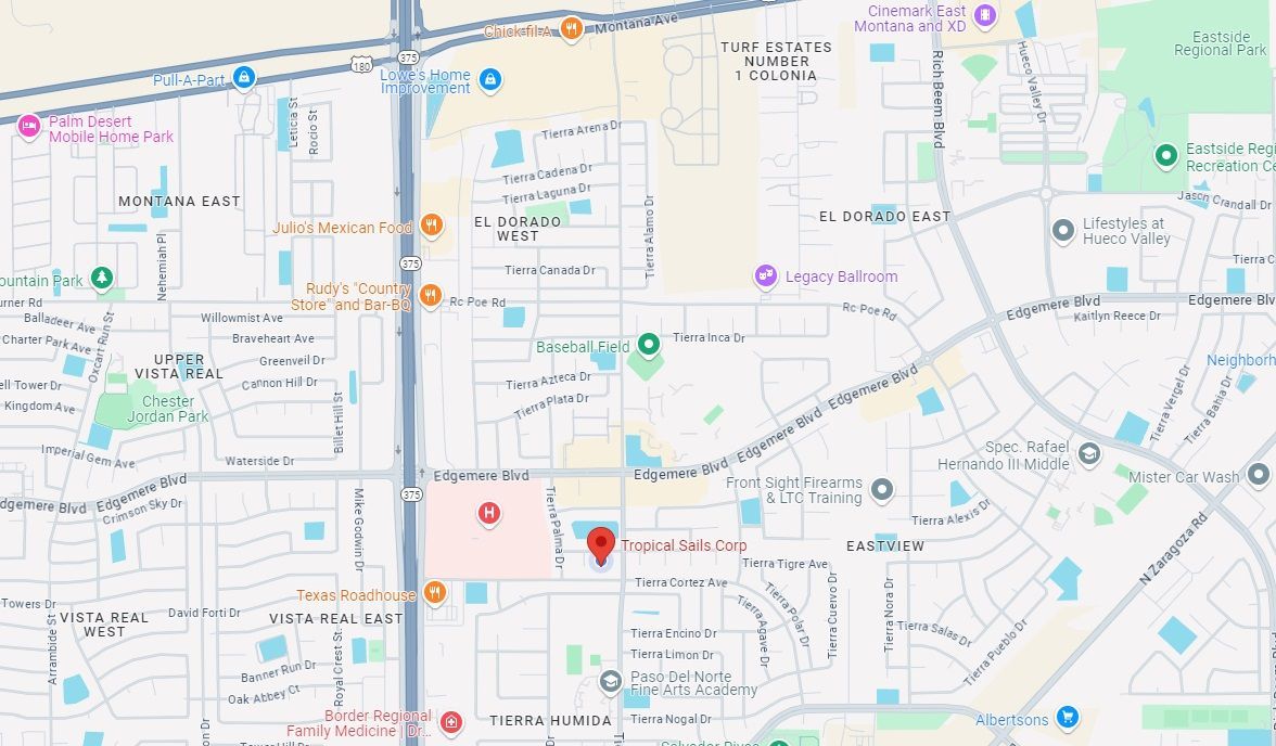 Tropical Sails Corp Location