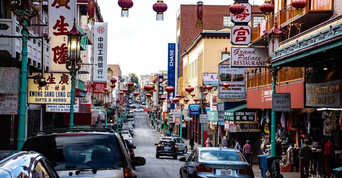 Busy China Streets