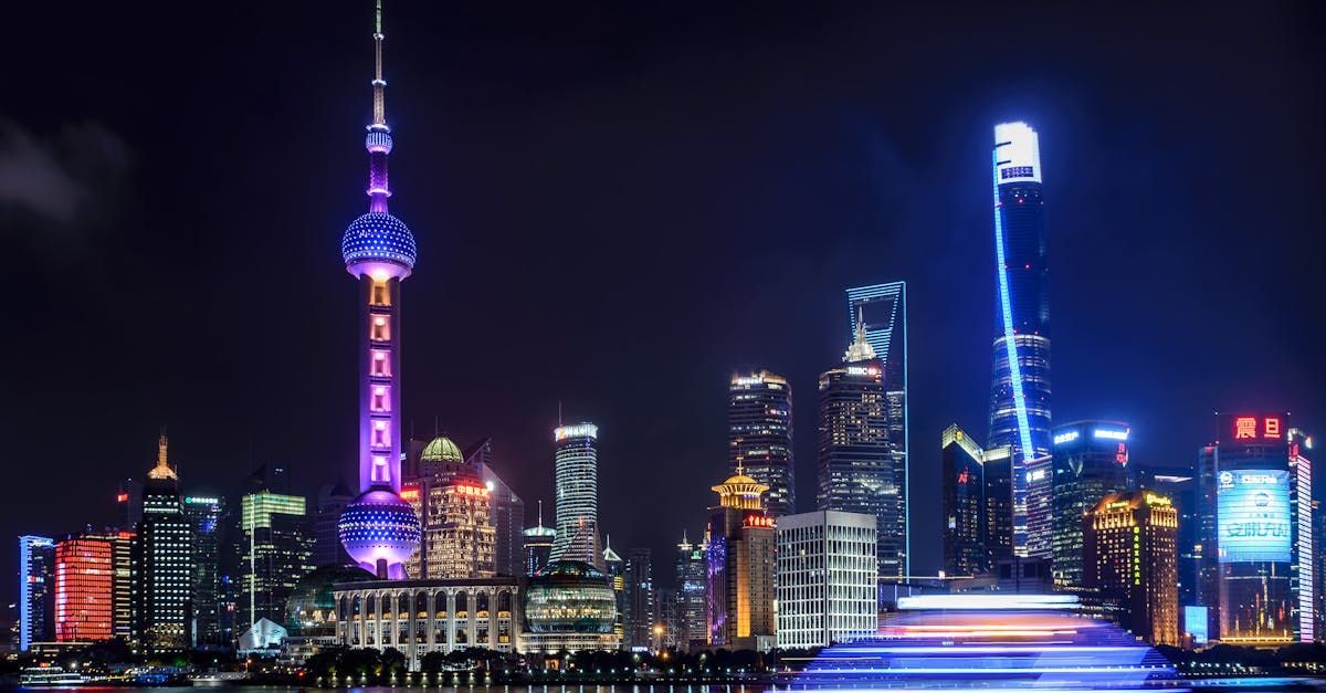 Shanghai at night