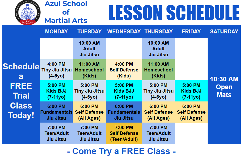 Lesson Schedule