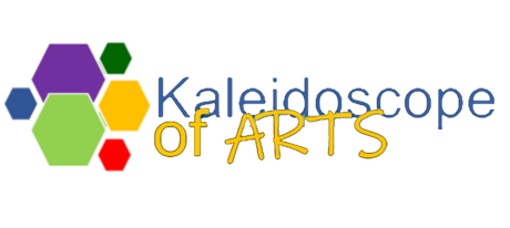 Logo with a cluster of multi-colored hexagons next to the text