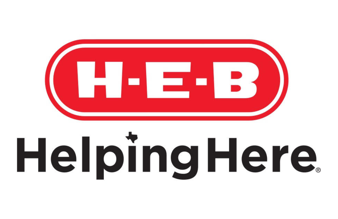 The H-E-B logo with the words