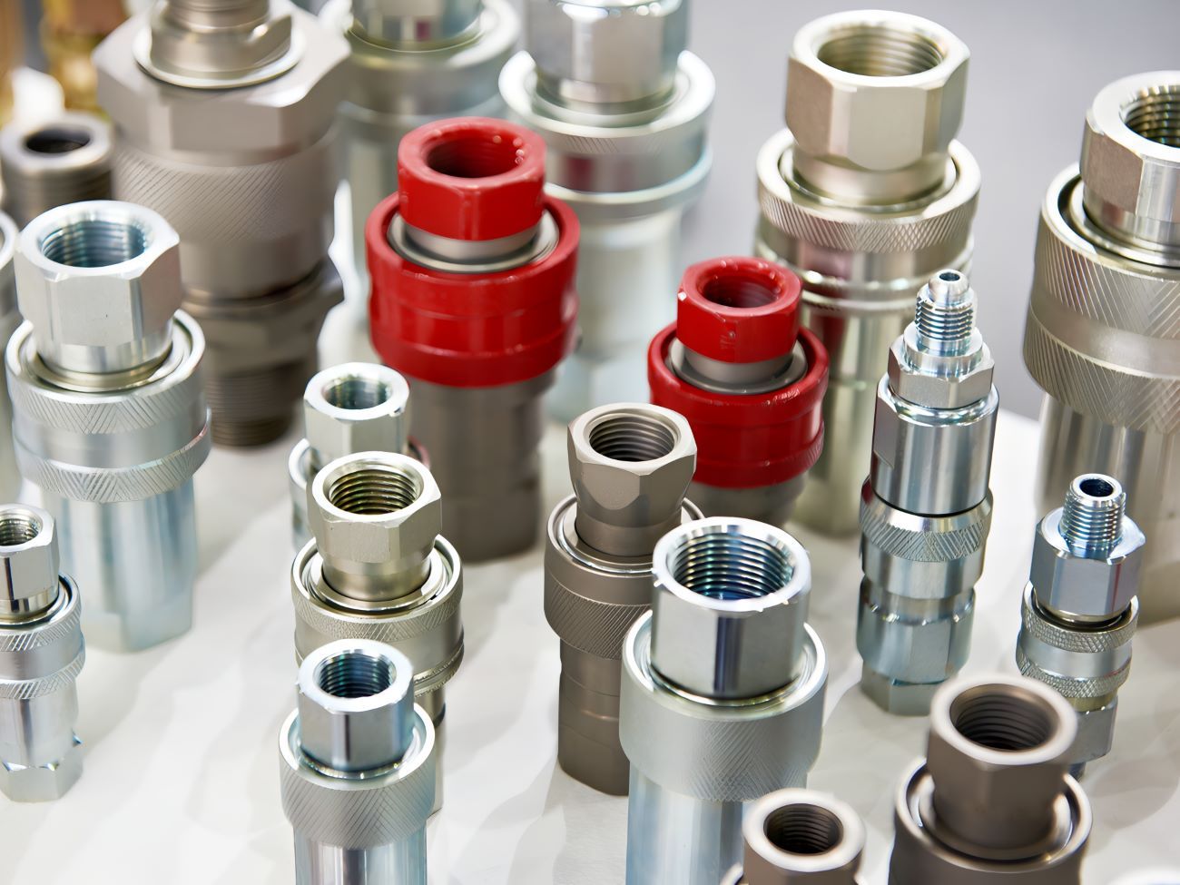 A Bunch of Hydraulic Fittings — Berkeley Vale Hydraulics in Fountaindale, NSW
