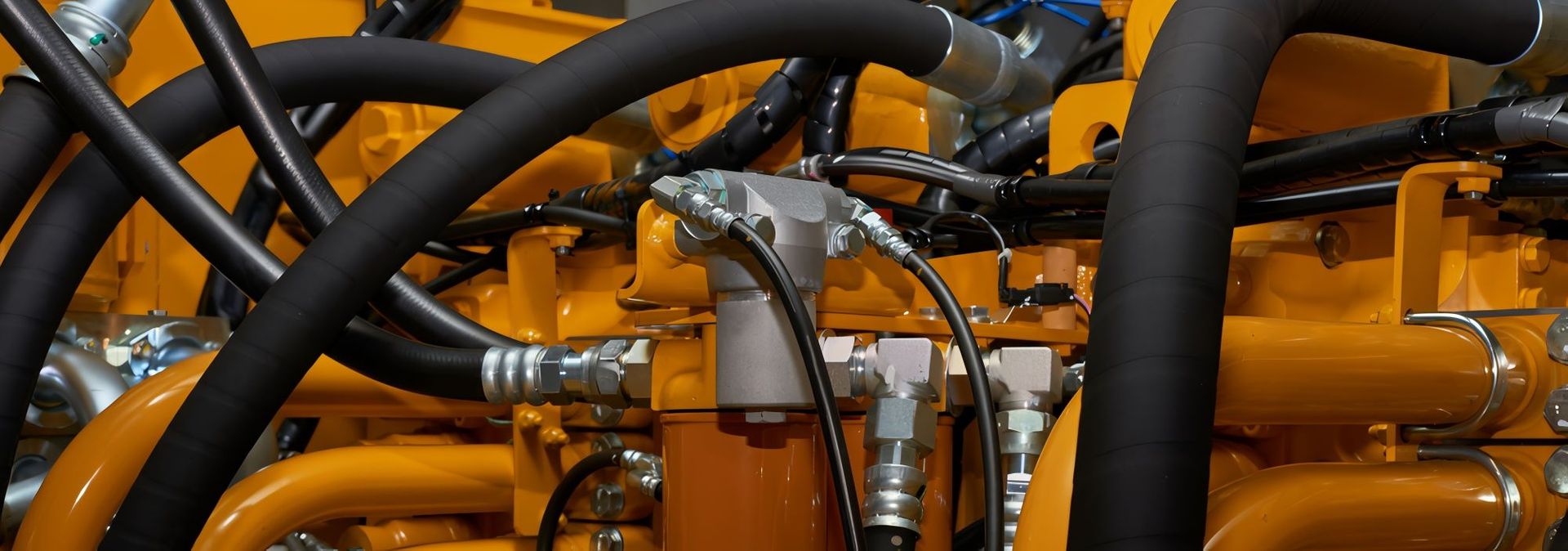 A Engine with A Bunch of Hose Attached to It — Berkeley Vale Hydraulics in Gosford, NSW