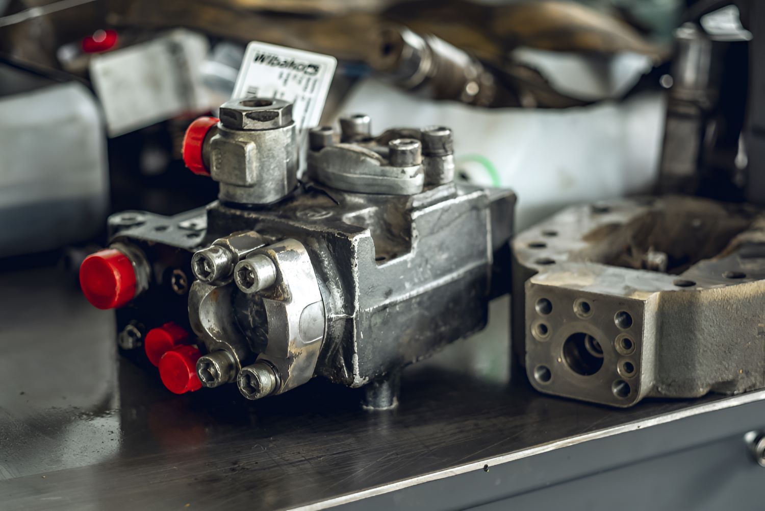 A Close up Of a Hydraulic Pump — Berkeley Vale Hydraulics in Fountaindale, NSW