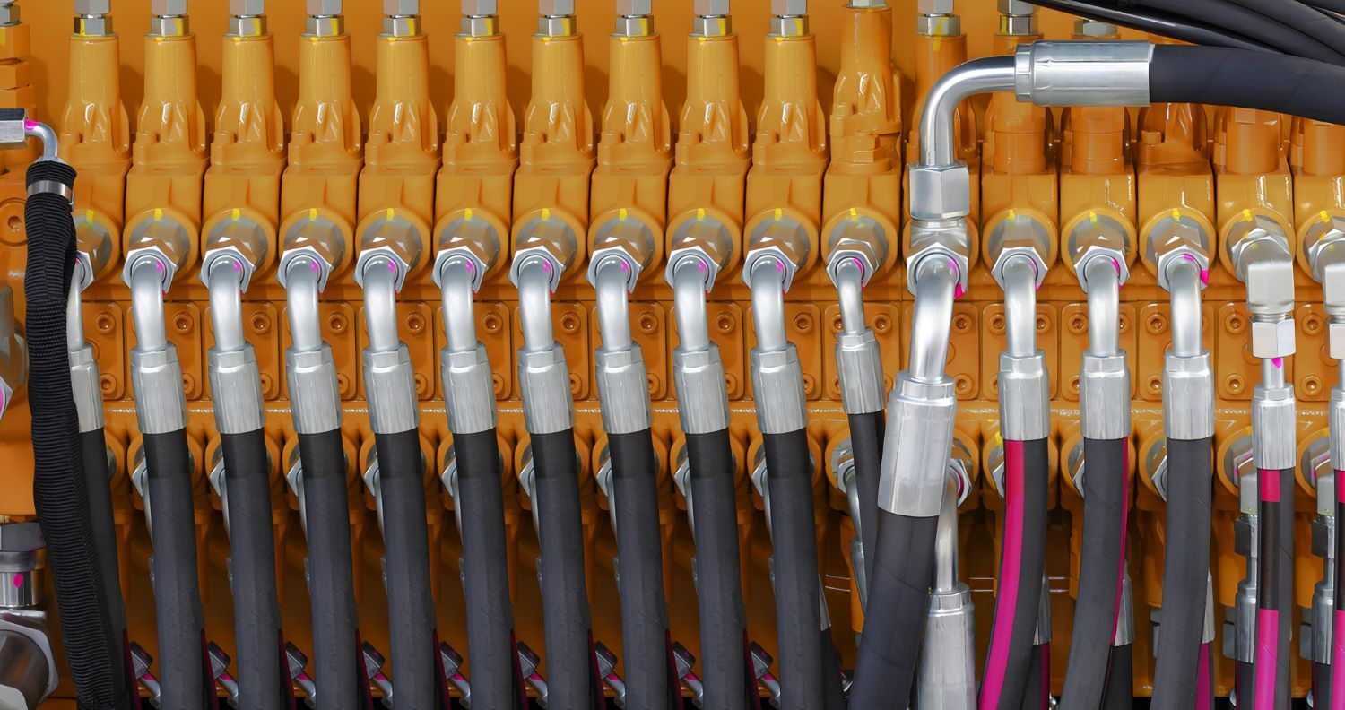 A Bunch of Hydraulic Hoses — Berkeley Vale Hydraulics in Fountaindale, NSW