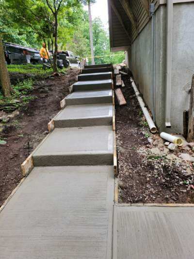 Patio Steps — New City, NY — Josephs Concrete LLC