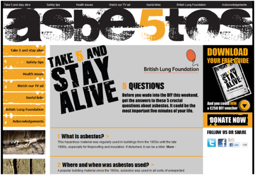Take 5 Stay Alive campaign