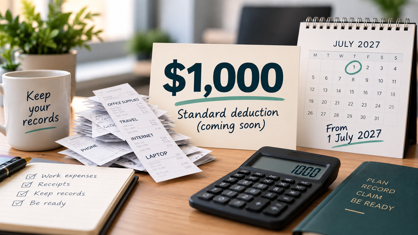 The New $1,000 Standard Deduction: Not Yet, But Coming