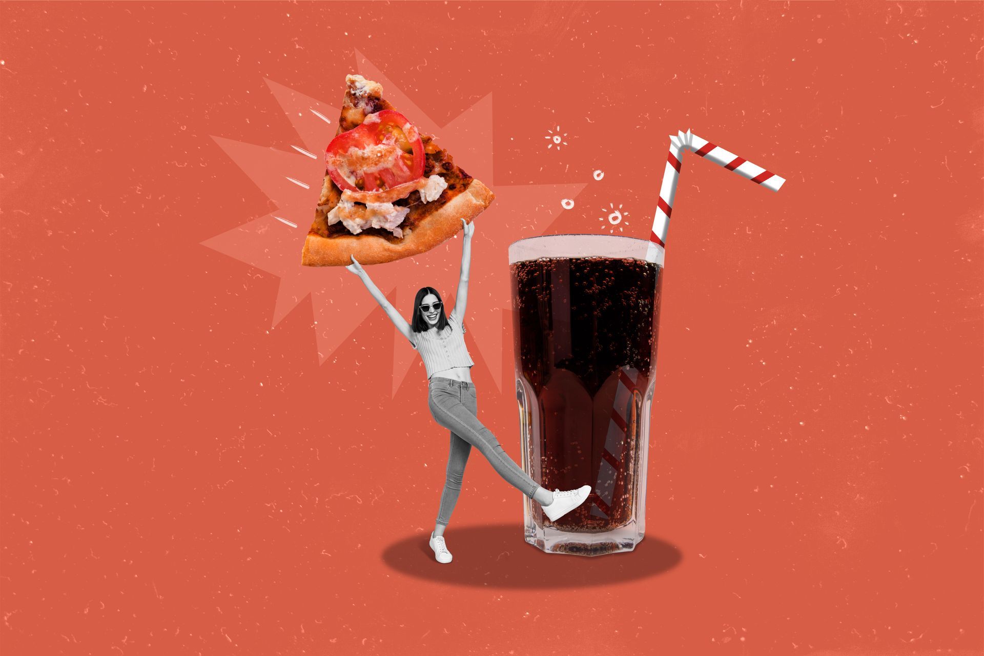 Woman with drink
