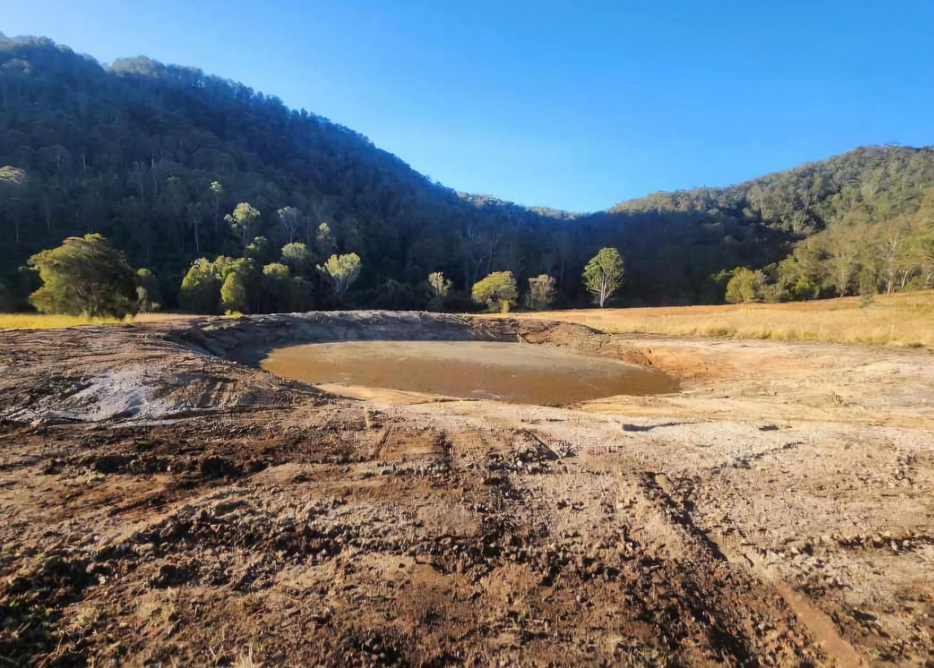 Hydro Power Station Dam — CHT Excavation and Hire In Wherrol Flat NSW