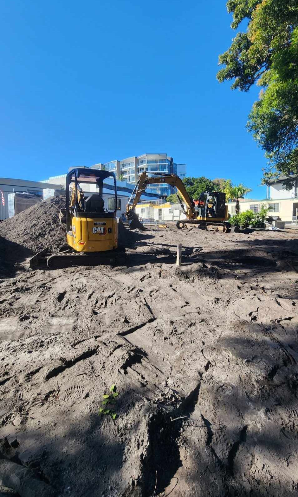Demolition site — CHT Excavation and Hire In Wherrol Flat NSW
