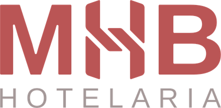 A logo for a company called mb hotelaria