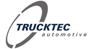 Un logotipo para Trucktec Automotive sobre un fondo blanco.