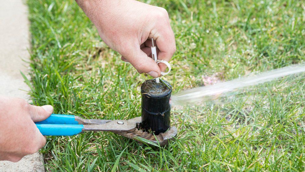 A Sprinkler Being Adjust — South Rockwood, MI — A-1 Sprinklers Inc. A Sprinkler Being Adjust — South Rockwood, MI — A-1 Sprinklers Inc.