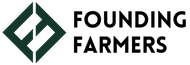 A dark green, abstract geometric square logo next to the bold, black text 