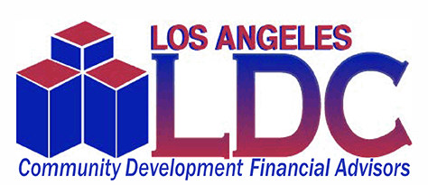 The logo for los angeles community development financial advisors