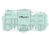 A drawing of a building with the word sposamia on it
