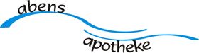Eine blaue Welle mit der Aufschrift „Abens Apotheke“