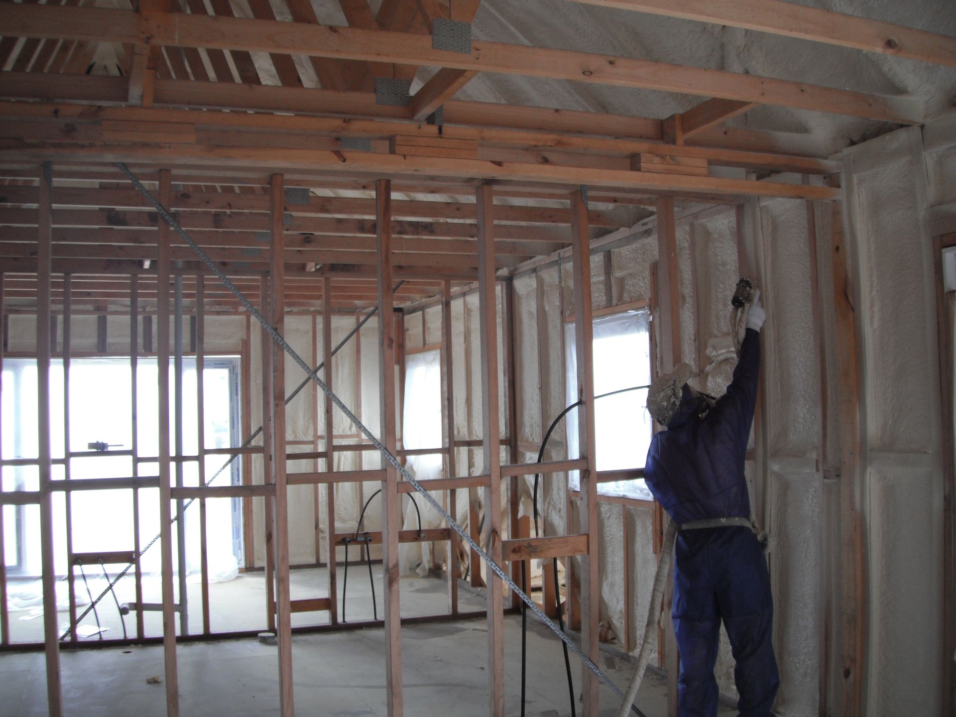Indoor House with Thick Insulation Foam on the Wall and Ceiling | Pakenham, Vic | Advanced Foam & Coatings Pty Ltd