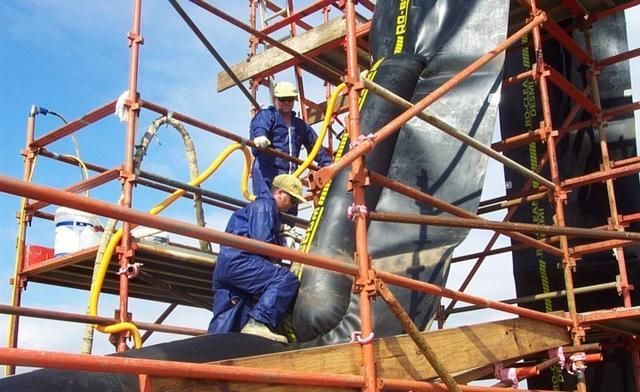 Two Men Doing Some Job Upstairs | Pakenham, Vic | Advanced Foam & Coatings Pty Ltd