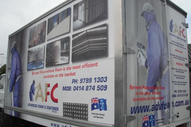 A Company Truck | Pakenham, Vic | Advanced Foam & Coatings Pty Ltd