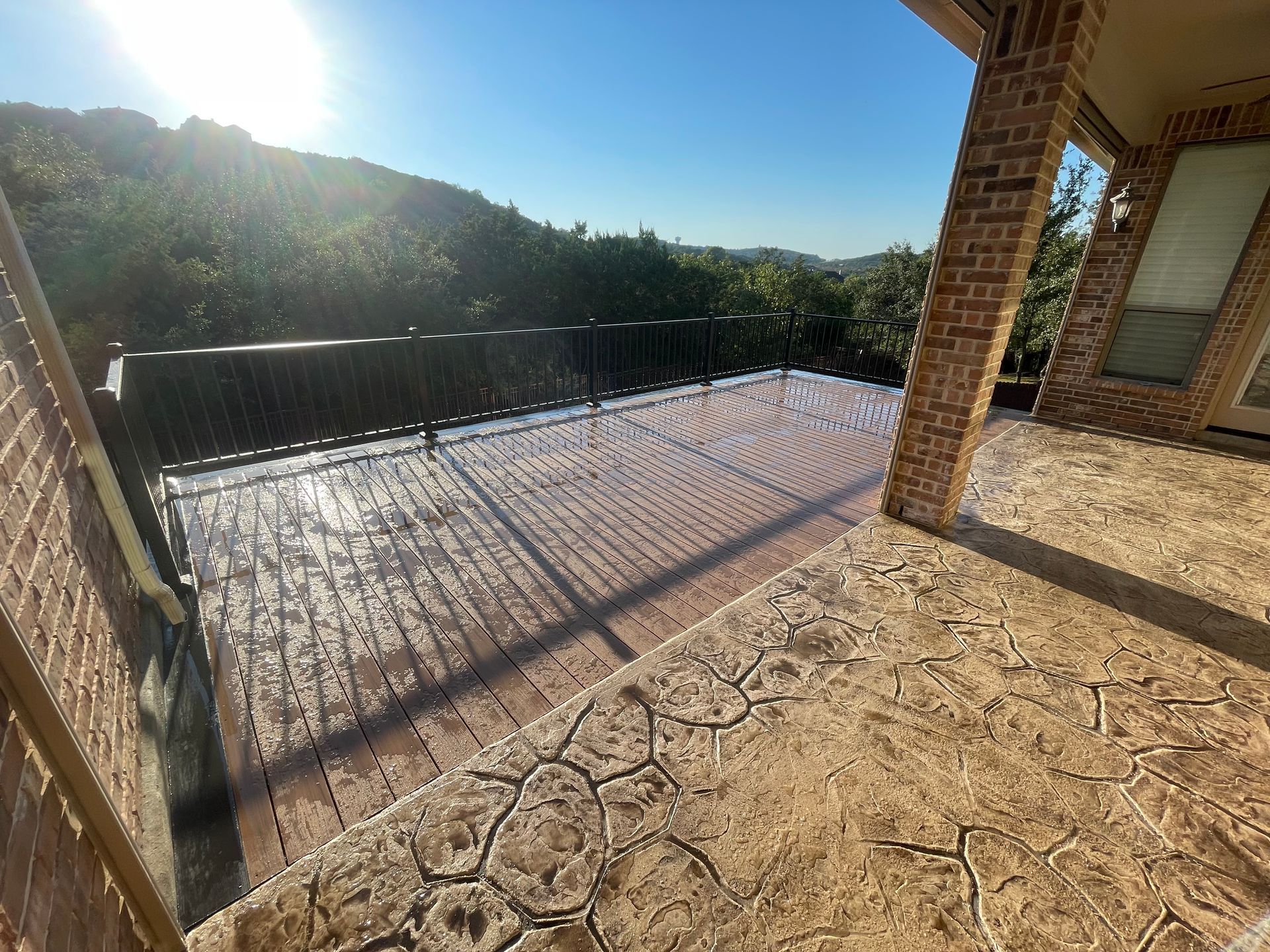 backyard deck
