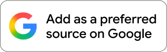 Google logo with text “Add as a preferred source on Google”