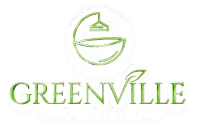Greenville logo with a green stylized plant and bowl above the word “GREENVILLE”