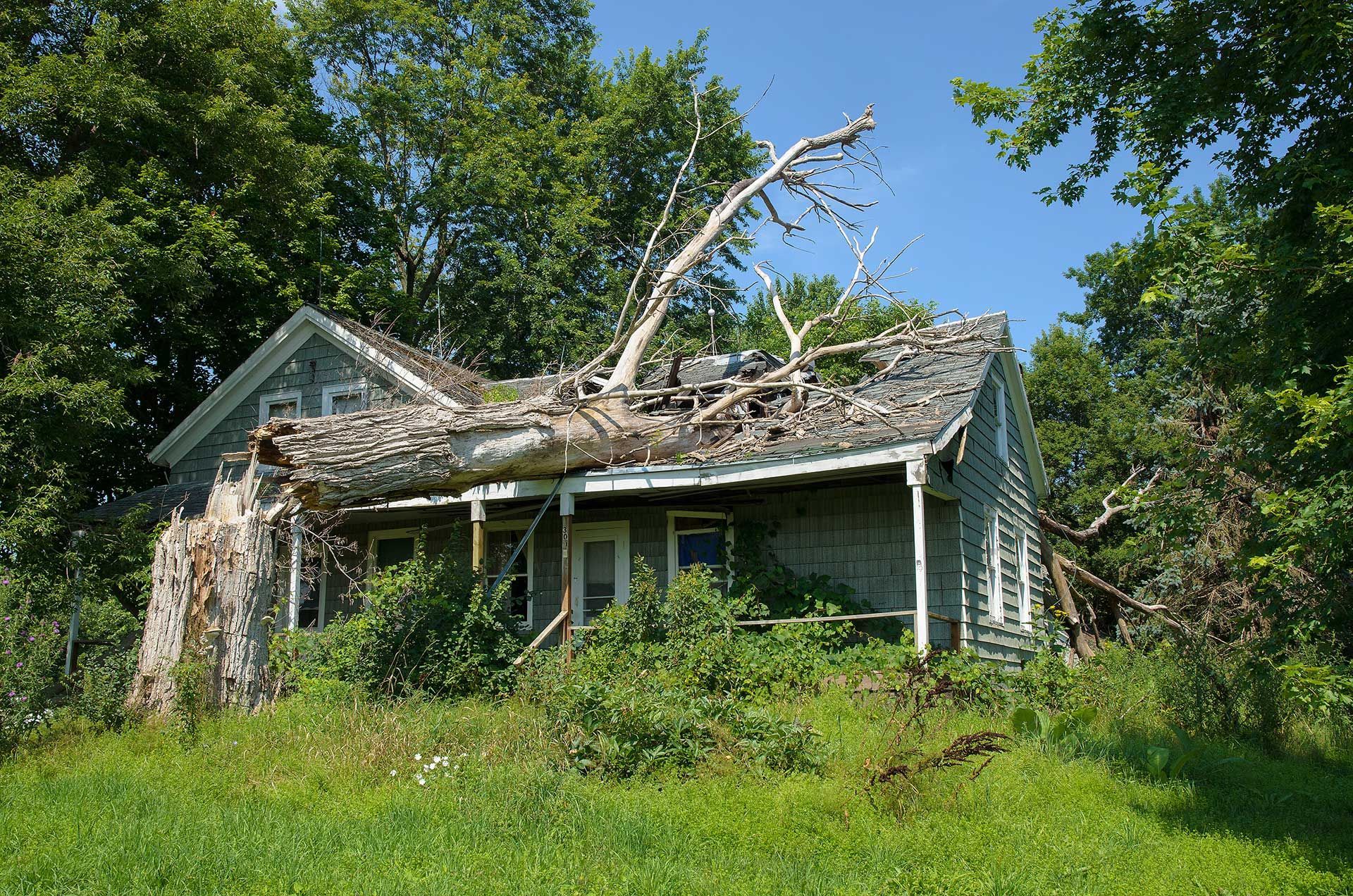 Roof damage