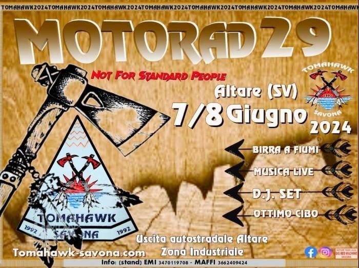 Motorad 29 Aprile 7/8 Giugno 2024