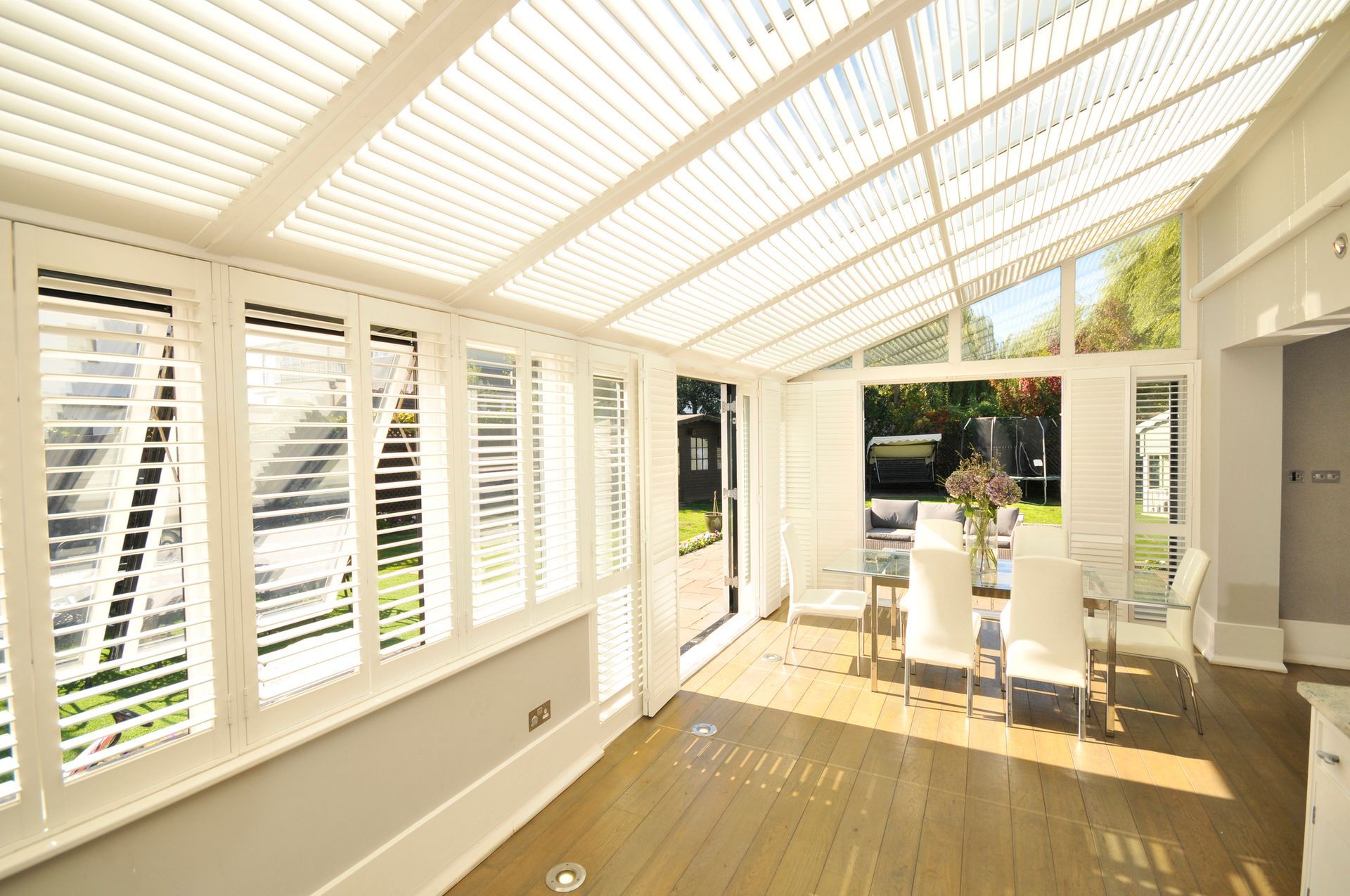 White Louvre Roof - Blairgowrie, VIC - Curtains & Blinds by Dannielle Harris