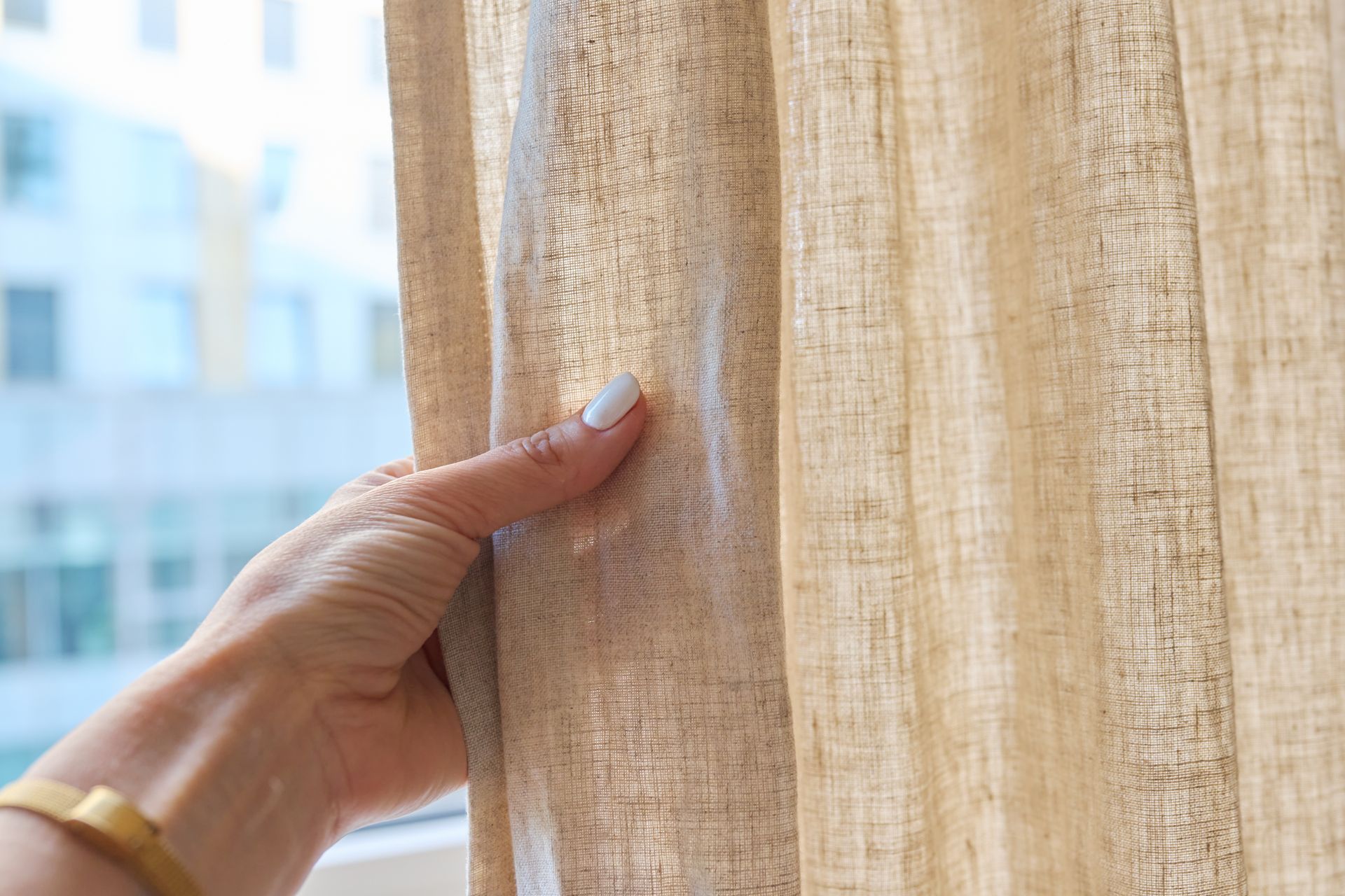 White Blue and White Curtain - Blairgowrie, VIC - Curtains & Blinds by Dannielle Harris