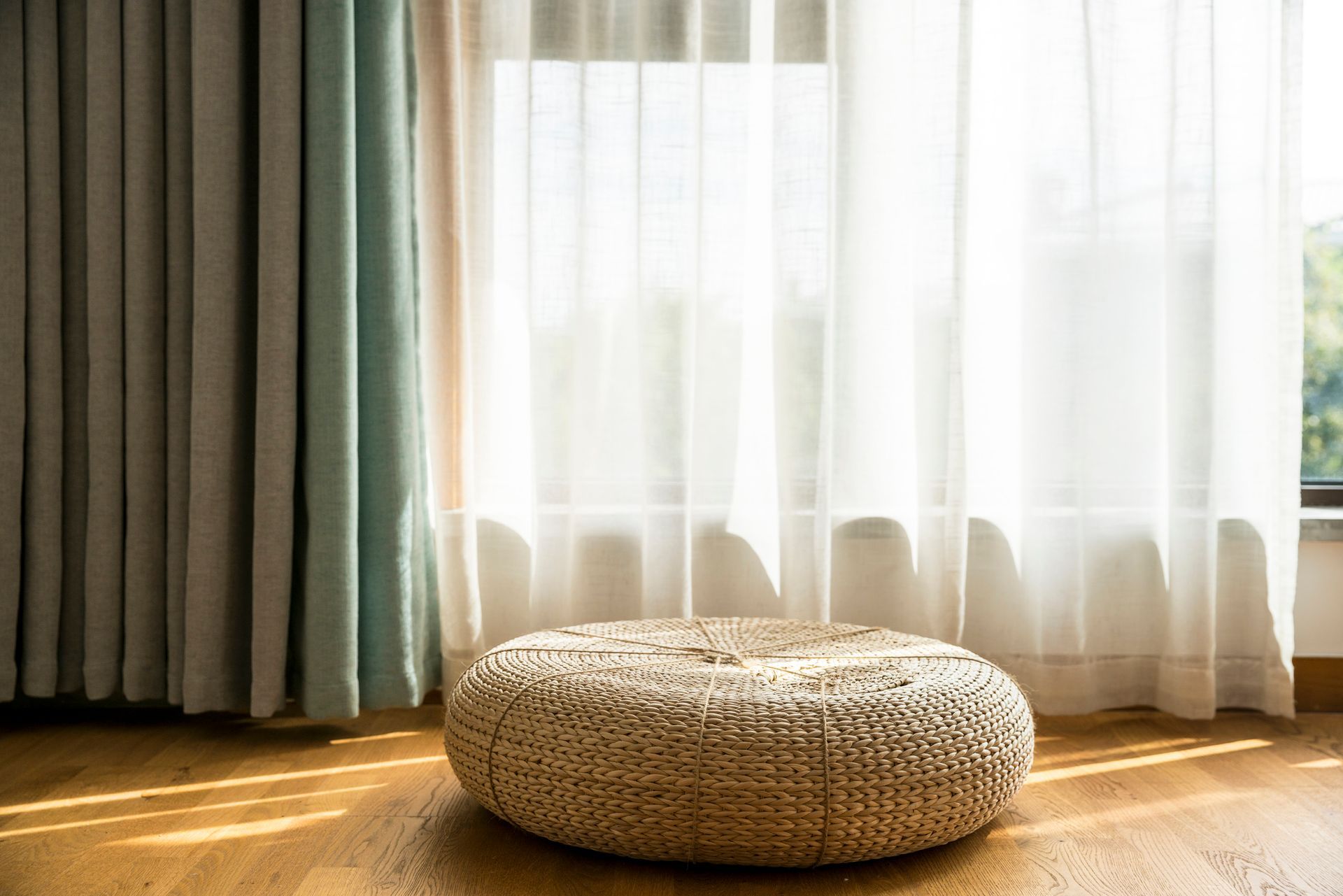 Brown, Green and White Curtains - Blairgowrie, VIC - Curtains & Blinds by Dannielle Harris