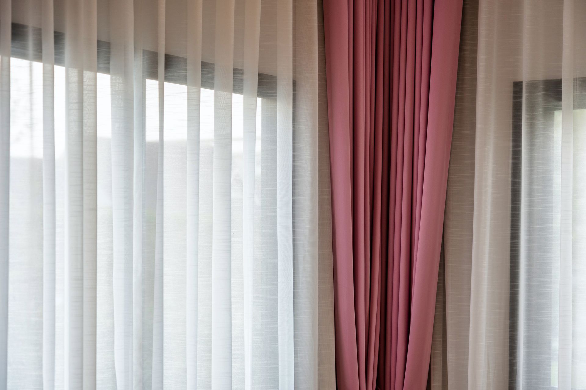 Pink and White Curtains - Blairgowrie, VIC - Curtains & Blinds by Dannielle Harris