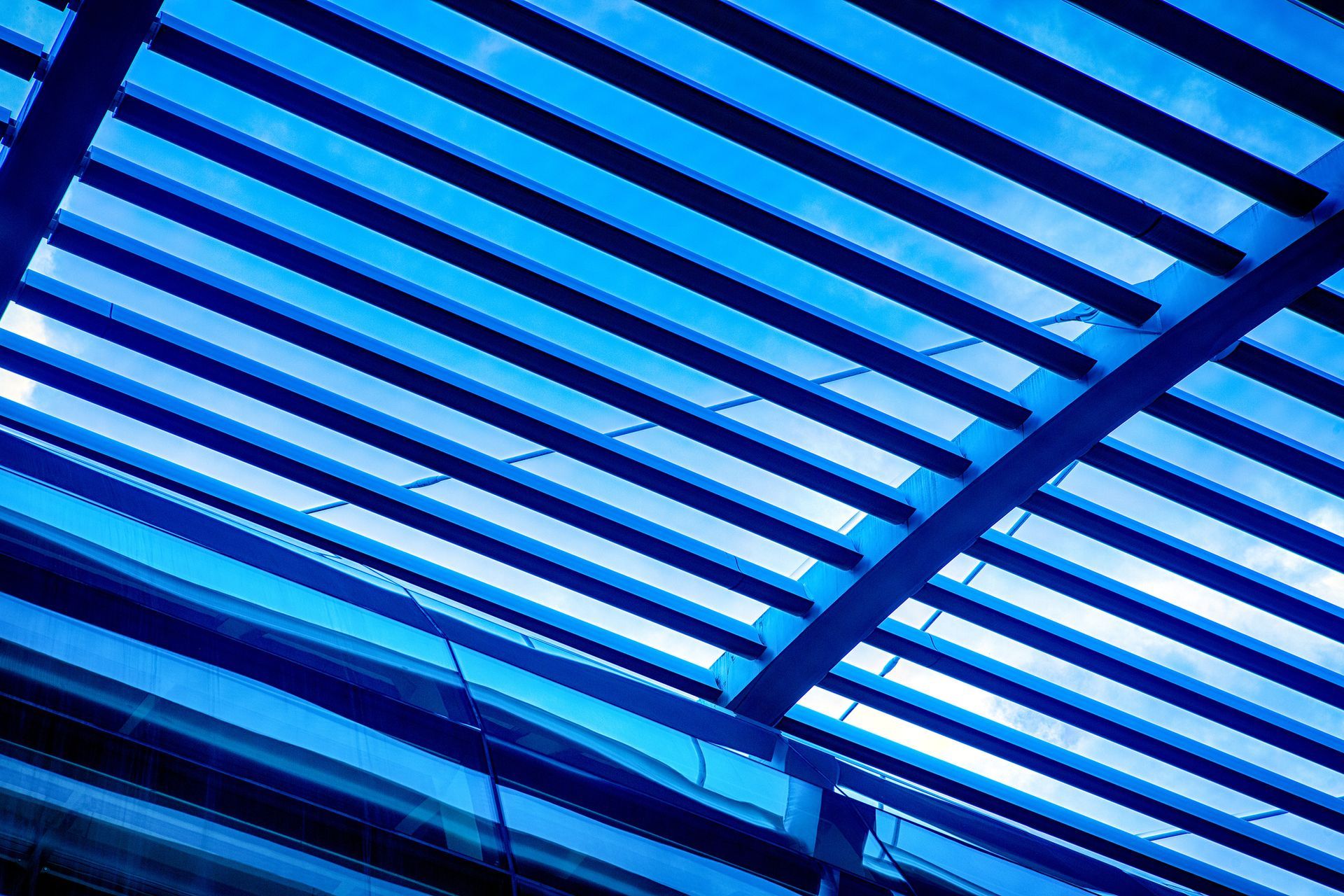Blue Louvre Roof - Blairgowrie, VIC - Curtains & Blinds by Dannielle Harris