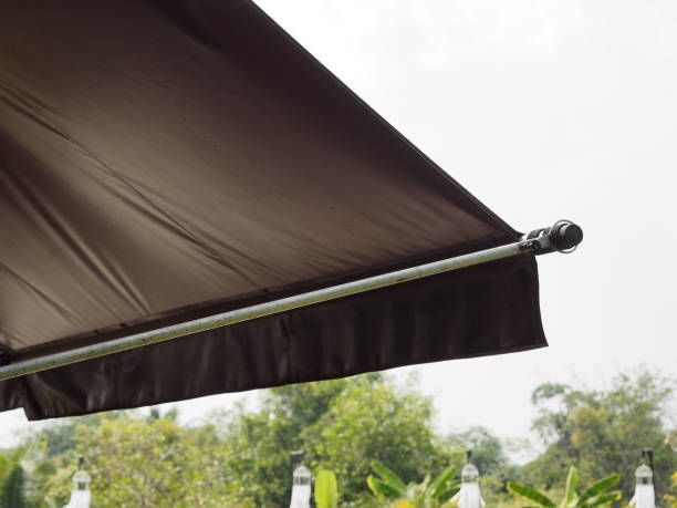 Brown Drop Awnings - Blairgowrie, VIC - Curtains & Blinds by Dannielle Harris